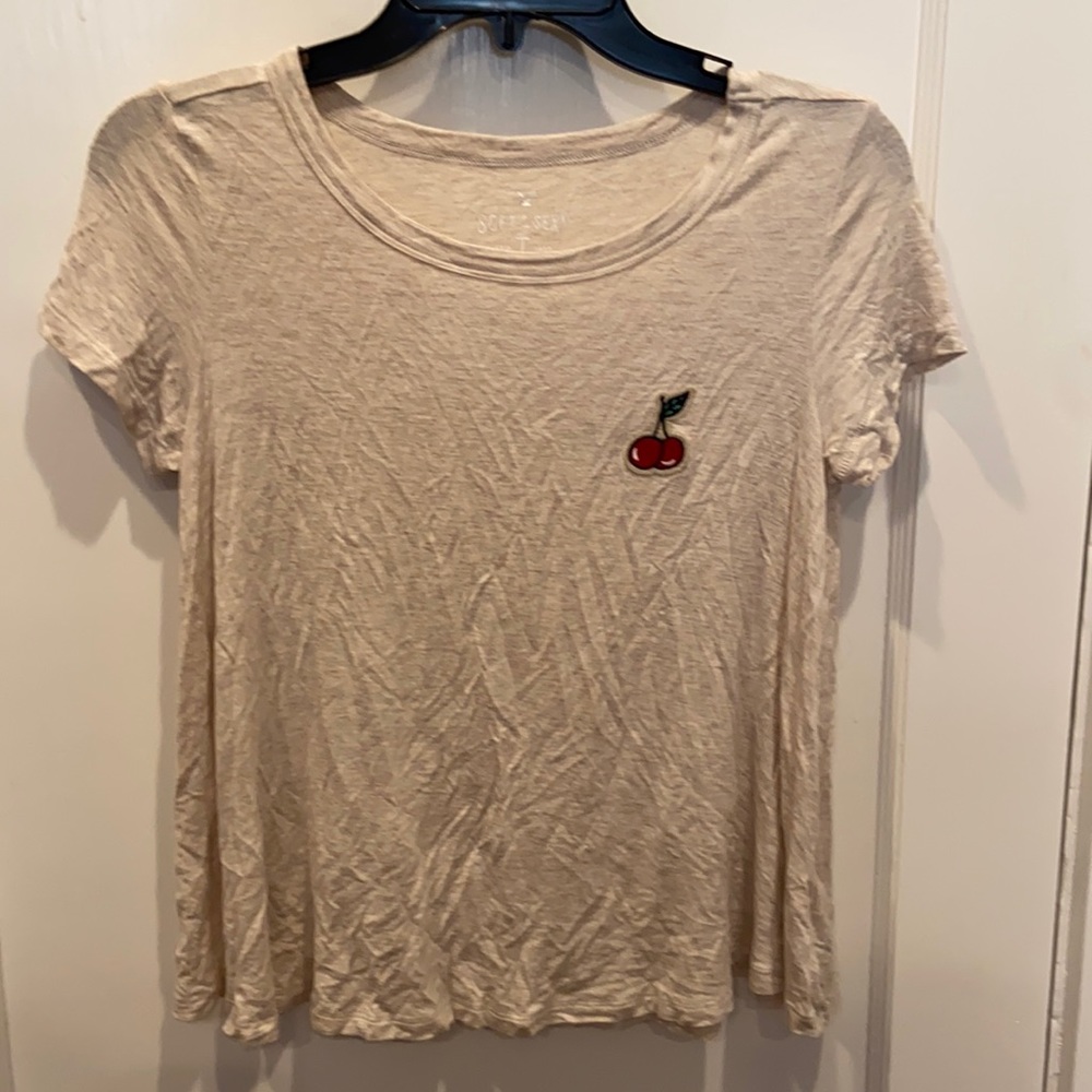 Soft and sexy cherry T-shirt